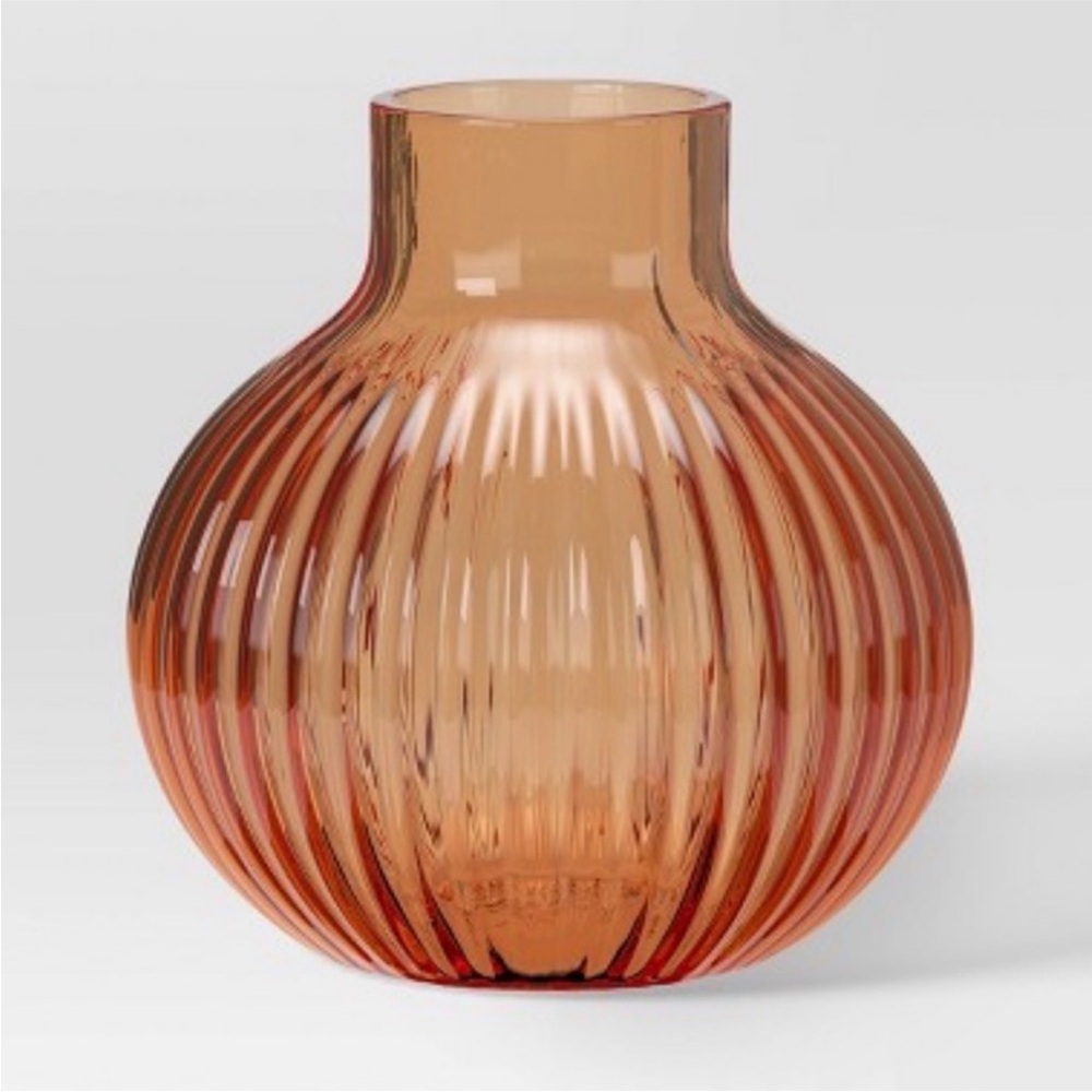 Room Essentials Fall Glass Vase Set of 2